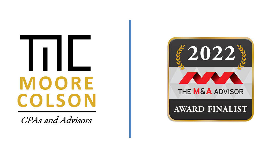 Moore Colson Announced as Finalist for Five Categories in the 21st Annual M&A Advisor Awards