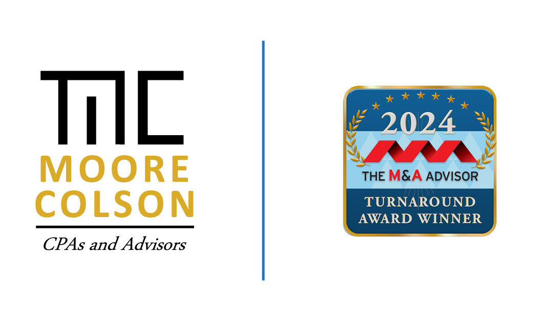 Moore Colson Named Winner of the Industrials Deal of the Year (Under $100MM) Award in the 18th Annual M&A Advisor Turnaround Awards