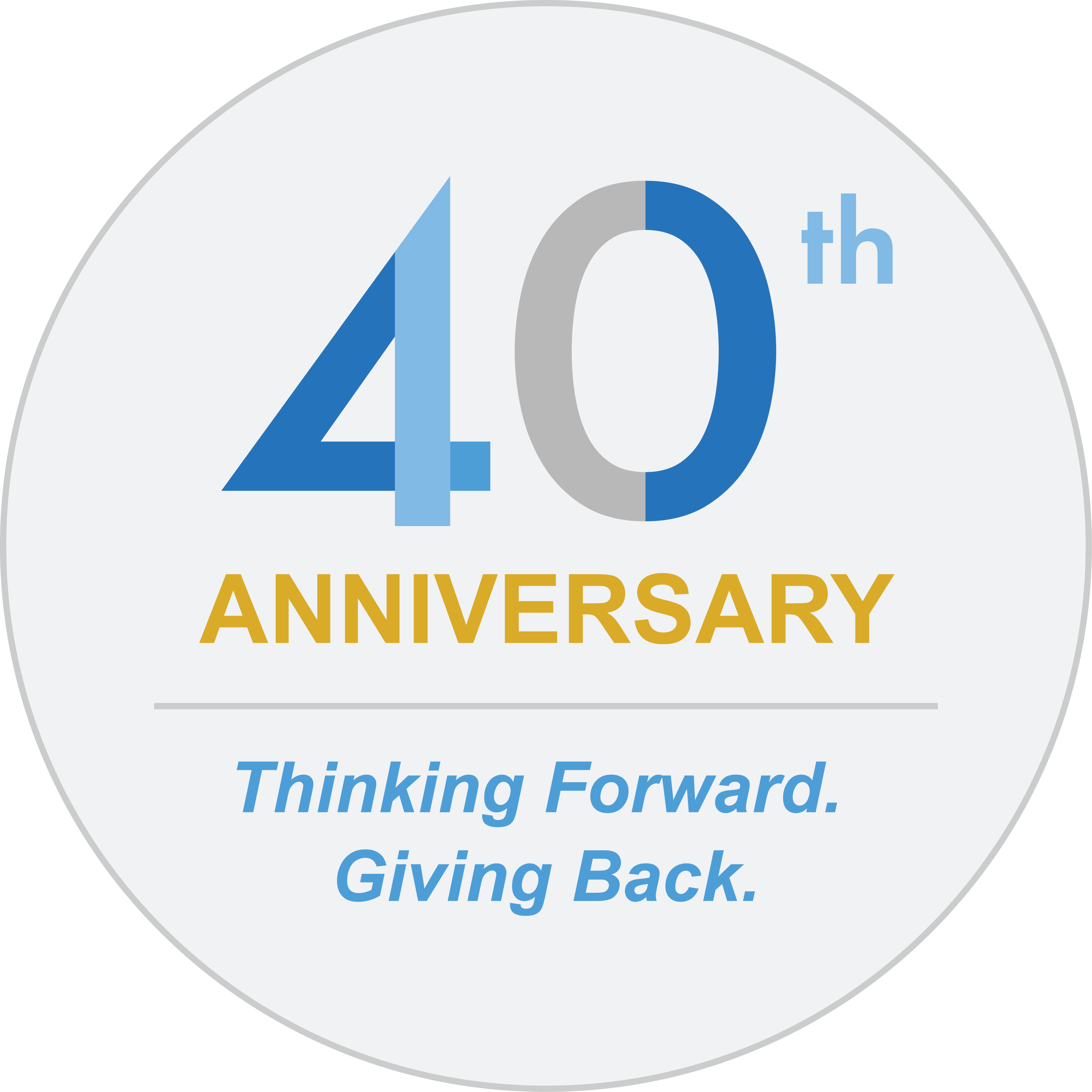 The theme for our 40th anniversary is, “Thinking forward. Giving back.” This theme highlights our commitment to “thinking forward” and bringing the latest innovation and forward-thinking strategies to our clients while also underscoring our focus on “giving back” to our local Atlanta community. Giving back has always been at the core of who we are as a firm, and we look forward to serving the Atlanta community as part of our celebration. We invite you to join us in this celebration by giving back to your community in a way that is meaningful to you.