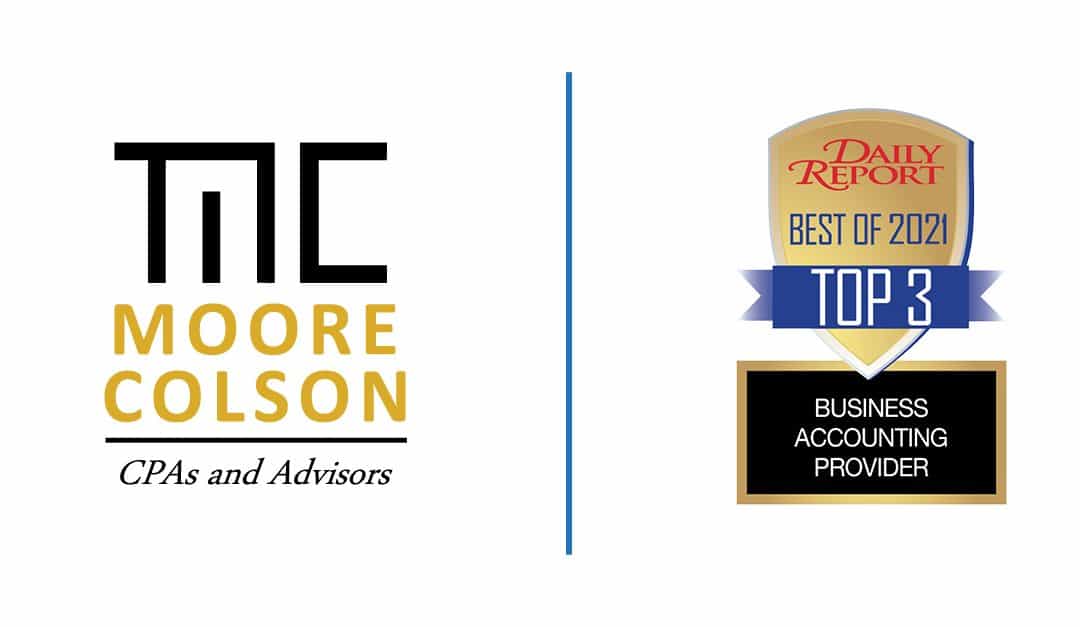 Moore Colson Selected as Top Business Accounting Firm by Daily Report’s Best of 2021